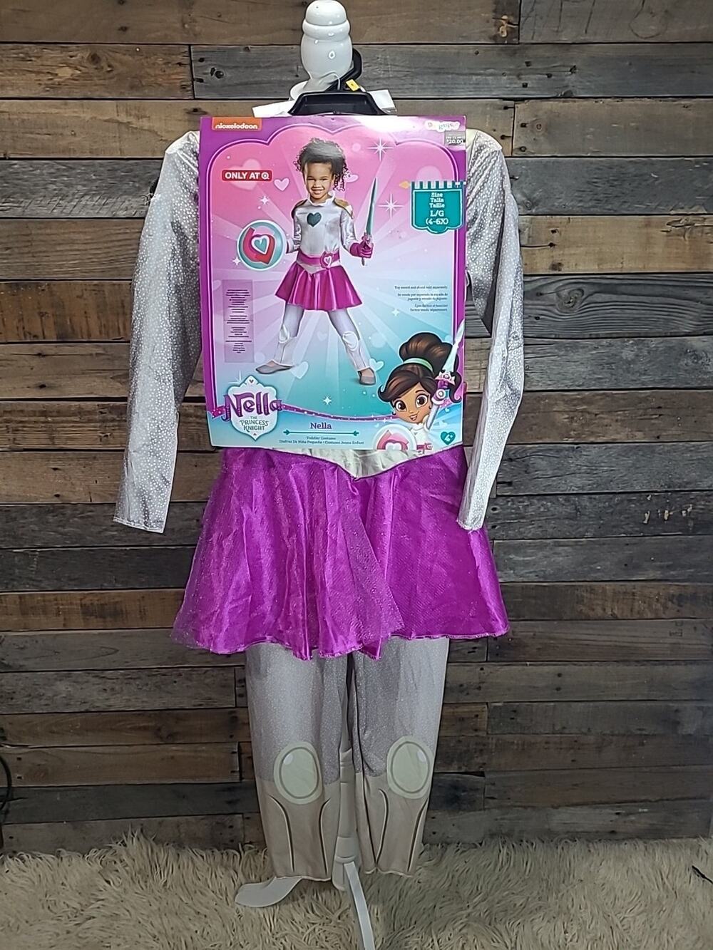 NWT Nella Princess Knight Halloween Costume Nickelodeon sz 4-6X
